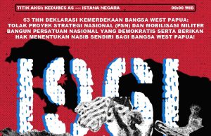 Solidaritas Rakyat Indonesia Bersama Mahasiswa Papua Gelar Aksi 1 Desember, di Kedubes AS Jakarta