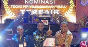 KPU Nduga Dapat predikat terbaik dalam pengelolaan verifikasi pelaksanaan mendukung Pilkada 2024