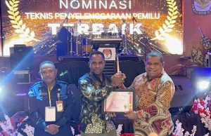 KPU Nduga Dapat predikat terbaik dalam pengelolaan verifikasi pelaksanaan mendukung Pilkada 2024