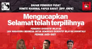 Usai Laksanakan Konferensi Wilayah Ke-VIII, KNPB Pusat Harap LMID Wilayah Gorontalo Perjuangkan Hak Penentuan Nasib Sendiri Bagi Bangsa Papua Ilustrasi