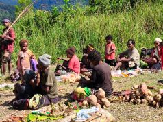 Di Pasar Kampung Pagamba Warga Masih Lakukan Praktek Barter, DPR PPT : Faktor Kepala Desa, ASN Tidak Bertugas di Kampung