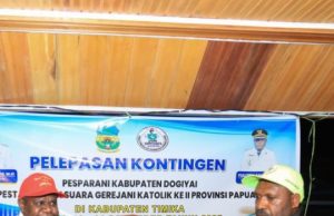 Dukung Pembinaan Umat dan Seni Liturgi, Bupati Dogiyai Sumbang Rp 1 Miliar untuk LP3KD