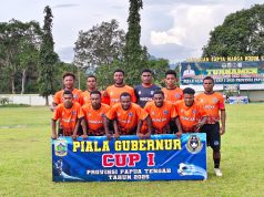 Kalahkan Kabupaten Intan Jaya Persipuncak Chartenz Melaju Ke Babak Semifinal Piala Gubernur Cap 1