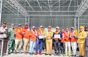 Tim Persipuncak Chartensz Tiba di Kabupaten Puncak di Sambut Oleh Bupati, OPD dan Masyarakat Kab. Puncak