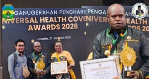 Pemkab Dogiyai Raih Penghargaan UHC Kategori Utama untuk Ketiga Kalinya