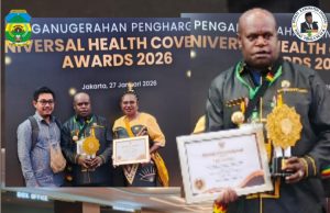 Pemkab Dogiyai Raih Penghargaan UHC Kategori Utama untuk Ketiga Kalinya