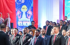 Yoti Gire Nahkodai HIPMI Papua Tengah, Dorong Pengusaha Asli Daerah Ambil Peran Strategis YOTI GIRE- BPD terpilih HIPMI Papua Tengah resmi dilantik oleh BPP HIPMI, Sabtu (7/2/2026) Doc. Humas HIPMI