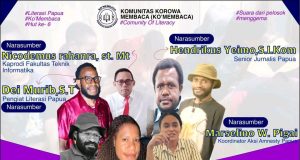 Sela Sela Peresmian Sekolah Cako Nusi, KO’MEMBACA Gelar Diskusi Publik Literasi di Nusi, Soroti Literasi di Papua Istimewah