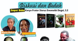 Diskusi dan Bedah Empat Buku Karya Frater Siorus Degei Digelar di Dogiyai