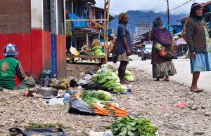Mama-Mama Penjual Sayur di Pasar Waghete Meminta Lapak Sayur dari Nabire Harus di tutup