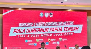 Hasil Undian Liga 4 Zona Papua Tengah: Persipuncak Chartensz Masuk Grup B