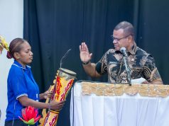 Asisten I Sekda Alanthino Wiay Resmi Buka Musyawarah Ikatan Teknisi Mobil Papua Tengah