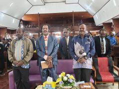 Mesak Pakage Tekankan Sinergi Gereja dan Pemerintah dalam HUT ke-64 KINGMI di Deiyai