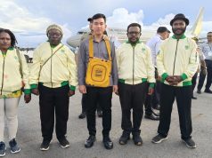 Pemuda Katolik KOMDA Papua Tengah Sampaikan Aspirasi Tarik Keamanan Non Organik kepada Wakil Presiden Gibran di Nabire