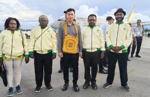 Pemuda Katolik KOMDA Papua Tengah Sampaikan Aspirasi Tarik Keamanan Non Organik kepada Wakil Presiden Gibran di Nabire