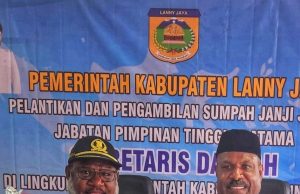 Terius Yigibalom Apresiasi Pelantikan Sekda Definitif Lanny Jaya, Berharap Perkuat Program Bupati dan Wakil Bupati