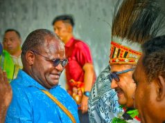 Wakil Bupati Deiyai Hadiri Penyambutan Kunker Kajati Papua di Papua Tengah