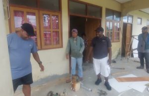 Ketua Baru KPA Jayawijaya Tonius Wenda dan Pengurus Bergerak Cepat, Renovasi Honai Kantor KPA dan Shelter Sebelum Memulai Pelayanan Keluar