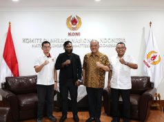 Ketua KONI Puncak Temui Ketua Umum KONI Pusat, Bahas Pengembangan Cabang Olahraga