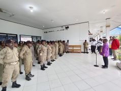 Bupati Deiyai Tegaskan Peran Strategis Satpol PP dalam Menjaga Aset Daerah dan Ketertiban Masyarakat