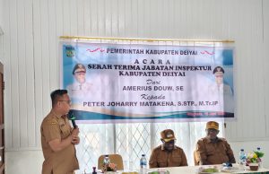 Inspektorat Baru Deiyai Ajak Jajaran Perkuat Kerja Sama dan Profesionalisme Pengawasan