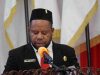 DPR Papua Tengah Terima LHP BPK RI atas Laporan Keuangan Pemerintah Provinsi Papua Tengah Tahun Anggaran 2025 Ketua DPR PT Delius Tabuni saat memberikan sambutan - Doc. Humas DPR PT
