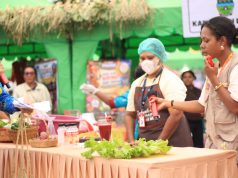 Perekda Setda Deiyai Perkenalkan Kuliner Tradisional Mee melalui Live Cooking di Festival TIFA 2026