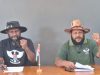 Peringati Kemerdekaan Vanuatu, ULMWP Sebut Negeri Pasifik Itu Rumah Persaudaraan Bangsa Papua Menase Tabuni, presiden eksekutif dan Markus Haluk, sekretaris eksekutif ULMWP, saat jumpa pers. (Dok. ULMWP)