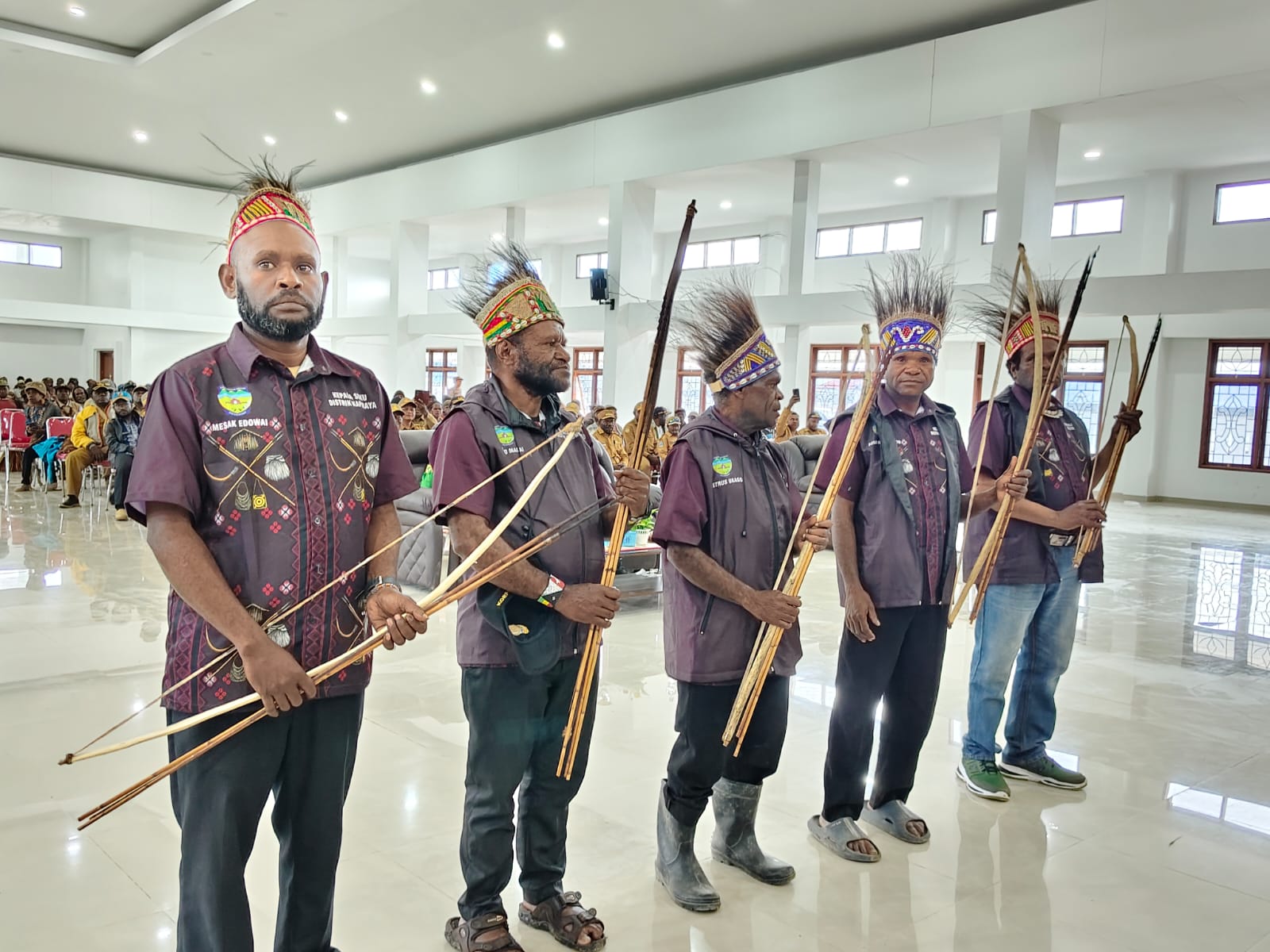 Suasana Pelantikan 67 Kepala Suku tingkat kampung dan 5 Kepala Suku Perwakilan Distrik untuk masa bakti 2026–2031, di Aula Tuyana, Waghete, Senin (20/7/2026) - Doc. Andreas M. Yeimo