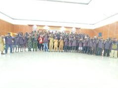 Bupati Deiyai Lantik 72 Kepala Suku, Tegaskan Peran Adat sebagai Mitra Pemerintah Jaga Kedamaian Seusai Pelantikan 67 Kepala Suku tingkat kampung dan 5 Kepala Suku Perwakilan Distrik untuk masa bakti 2026–2031, di Aula Tuyana, Waghete, Senin (20/7/2026) - Doc. Andreas M. Yeimo