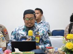 BMKG: El Nino Sangat Kuat Berpotensi Tekan Curah Hujan Papua Tengah hingga September 2026 Husain, S.Tr., M.Si., dari Stasiun Meteorologi Douw Aturure BMKG memaparkan kondisi dan prediksi dampak fenomena El Nino terhadap cuaca dan curah hujan di Provinsi Papua Tengah, Kamis (27/8/2026). BMKG mencatat indeks Nino 3.4 mencapai +2,99 yang menunjukkan El Nino kategori sangat kuat.