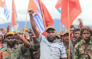 Kunjungan MenHAM ke Papua Dikritik, Wajah Kolonial Dinilai Masih Bertopeng HAM Juru Bicara Internasional Komite Nasional Papua Barat (KNPB) Victor Yeimo dalam sebuah aksi damai - Doc. Humas KNPB Pusat