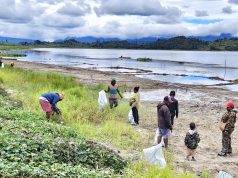 KOMANDAN Deiyai Kembali Gelar Aksi Bersih di Sejumlah Destinasi Wisata Danau Tigi