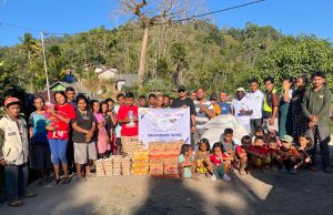 Pemuda Katolik Nabire, Pemuda Flobamora dan Kopena Salurkan Bantuan Kemanusiaan ke Manggarai