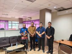 DPMK Deiyai Perkuat Sinergi dengan Kantor Pajak Pratama Timika, Tingkatkan Kepatuhan Perpajakan dan Tata Kelola Keuangan Kepala DPMK Kabupaten Deiyai, Dr. Ferdinant Pakage, M.M., M.AP., saat melakukan koordinasi dengan Kantor Pelayanan Pajak (KPP) Pratama Timika di Timika, Kamis (6/8/2026), dalam rangka memperkuat kepatuhan perpajakan dan tata kelola administrasi keuangan DPMK Kabupaten Deiyai.