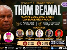 Diskusi dan Bedah Buku Thom Beanal Soroti Peran Gereja Katolik dalam Situasi Krisis Kemanusiaan Papua