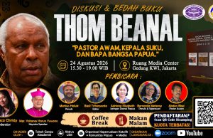 Diskusi dan Bedah Buku Thom Beanal Soroti Peran Gereja Katolik dalam Situasi Krisis Kemanusiaan Papua