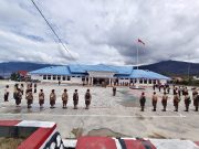 Bupati Deiyai Pimpin Apel Penerimaan Peserta Jambore Nasional 2026