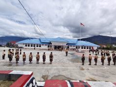Bupati Deiyai Pimpin Apel Penerimaan Peserta Jambore Nasional 2026