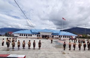 Bupati Deiyai Pimpin Apel Penerimaan Peserta Jambore Nasional 2026