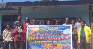 Mahasiswa dan Pelajar Papua Buka Donasi untuk Korban Bencana Alam Kwiyawagi