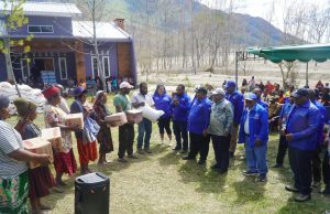 HUT ke-25, Demokrat Papua Pegunungan Rayakan Bersama Rakyat: Dengarkan Aspirasi dan Bantu Korban Longsor Hitigima