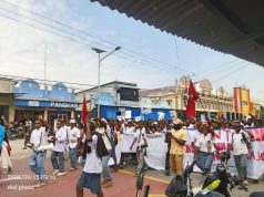 Ribuan Pelajar SPWP di Wamena Longmarch ke DPR Papua Pegunungan, Tolak MBG dan Tuntut Sekolah Gratis