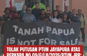 Koalisi Penegak Hukum dan HAM Papua Tolak Putusan PTUN Jayapura soal Jalan 135 Kilometer Merauke