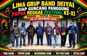 Lima Grup Band Asal Deiyai Siap Guncang Panggung Papua Reggae Festival Ke-XI di Nabire